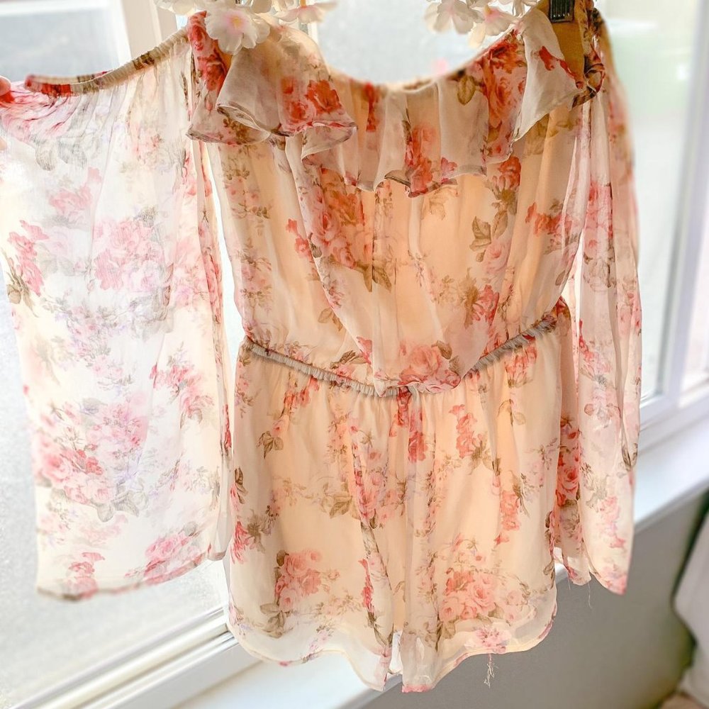 Audrey 3+1 Ethereal floral romper